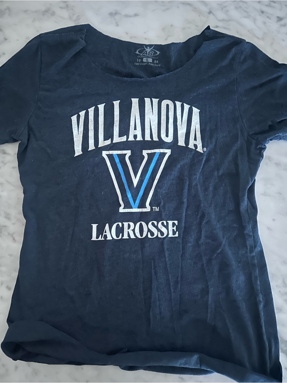 Villanova Lacrosse Women's Navy Graphic Tee